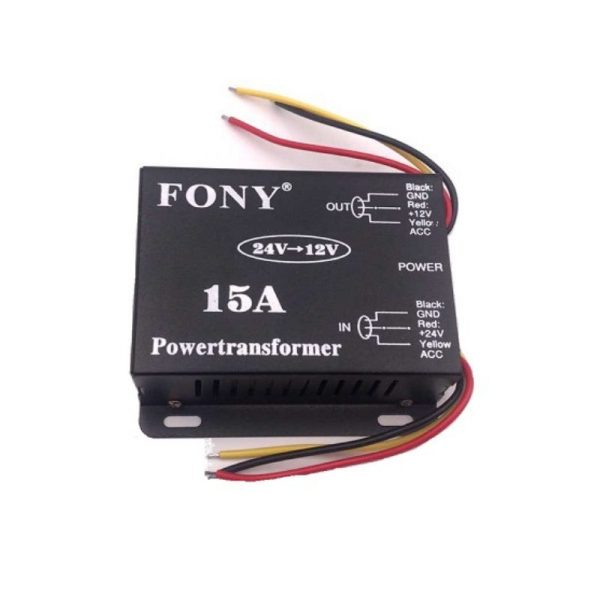 Преобразувател за превозно средство - 24V - 12V - 15A - 000477