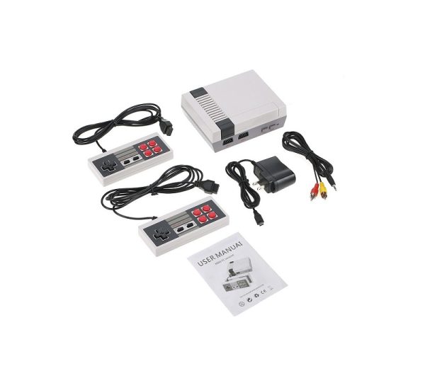 Игрова конзола в ретро стил с кутия за игри- 620 игри  – 881247