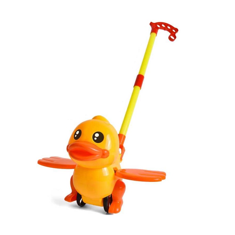 Играчка за бутане Патенце с движещи се крила- 360 - 028155 - Yellow