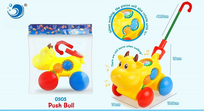 Играчка за бутане - Кравичка - 0505 - 145022