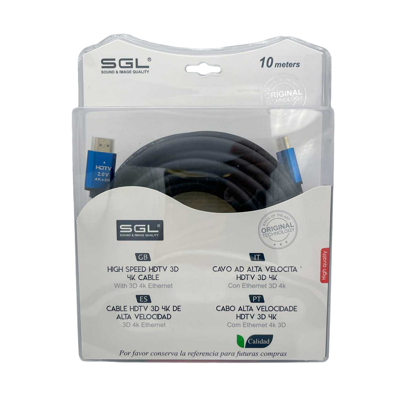HDMI кабел с 2 мъжки конектора - 1594-3D-4K - 10м - 094823
