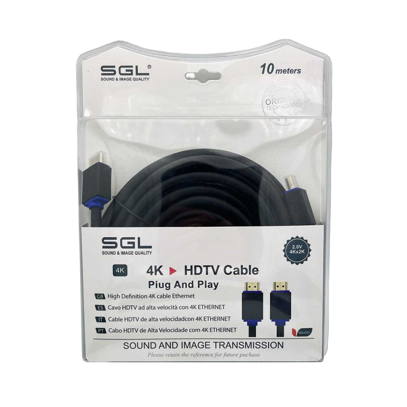 HDMI кабел - D1592 - High Speed ​​​​2.0V - 10м - 094861