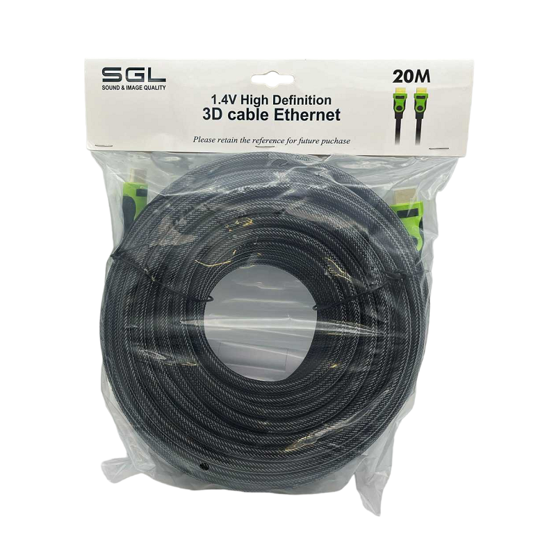 HDMI кабел с 2 мъжки конектора - B1593 - 1.4V - 20м - 094939