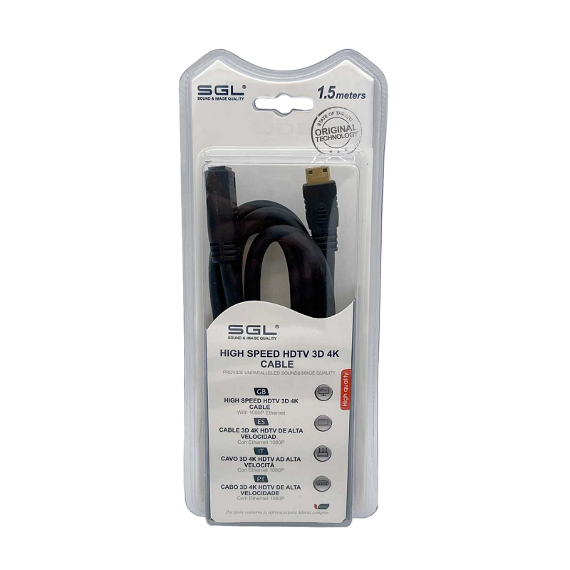 HDMI кабел - A1592BC - мъжки/женски - 1,5 м - 095523