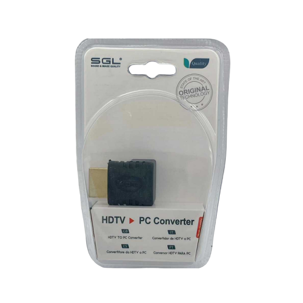 HDMI видео/аудио адаптер - Ъглов - мъжки/женски - 6040 - 098449
