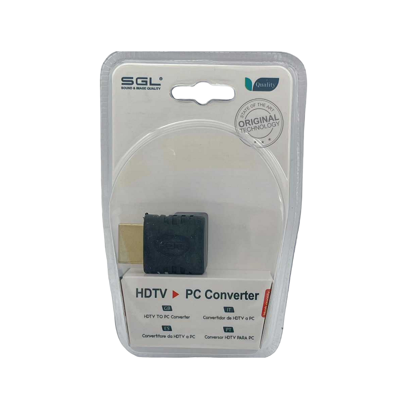 HDMI видео/аудио адаптер - Ъглов - мъжки/женски - 6040 - 098449