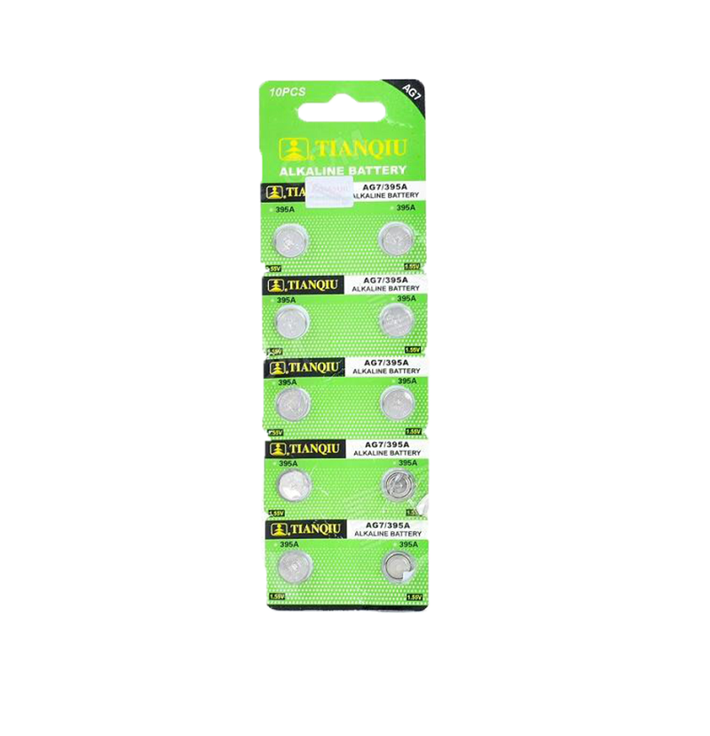 Батерии AG7/LR927H/395A - 1.5V - 10бр. - 681071