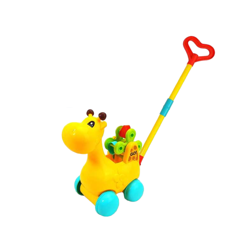 Играчка за бутане - 0396 - 117275 - Жълта
