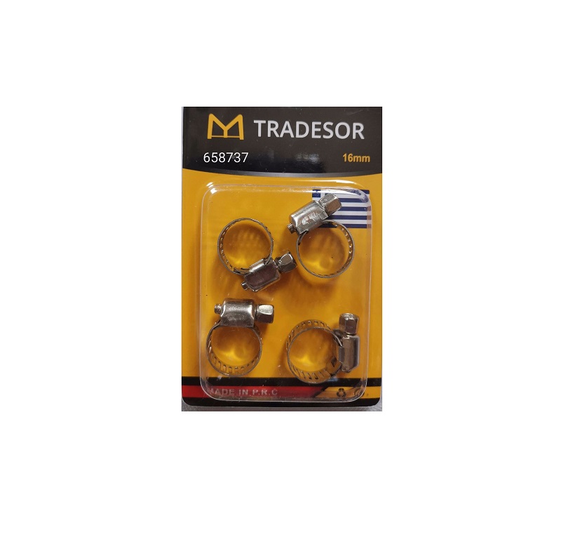 Комплект скоби за тръби - 4pcs - 16mm - 658737