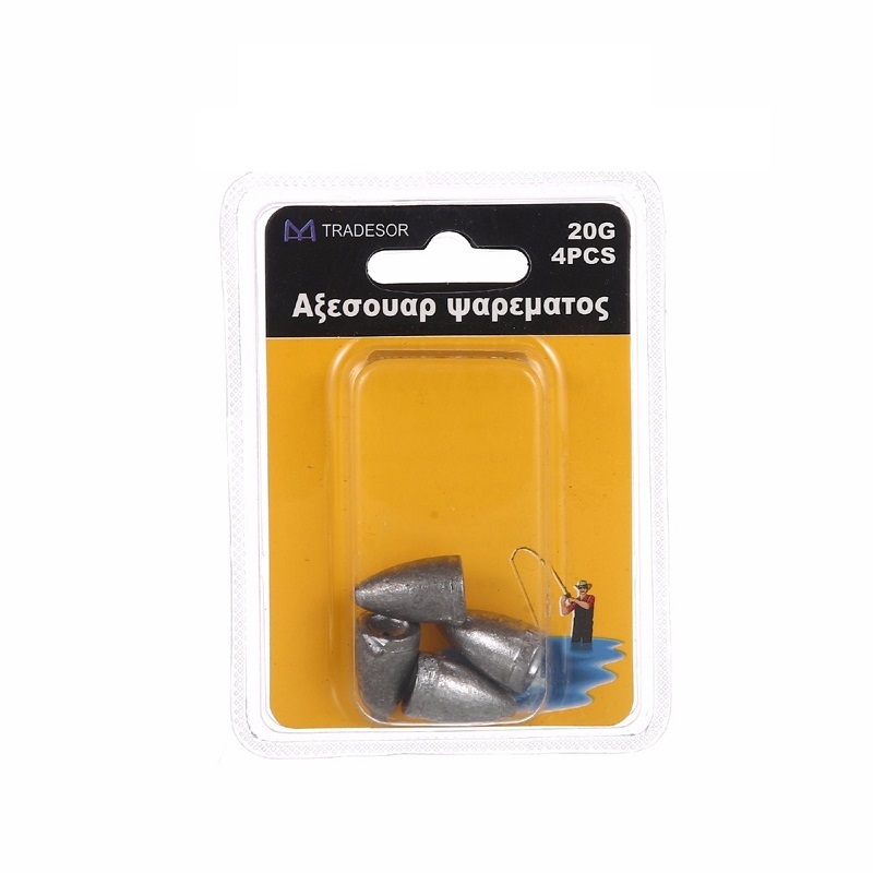 Конусовидни риболовни тежести - 60 гр - 2 бр - 30144