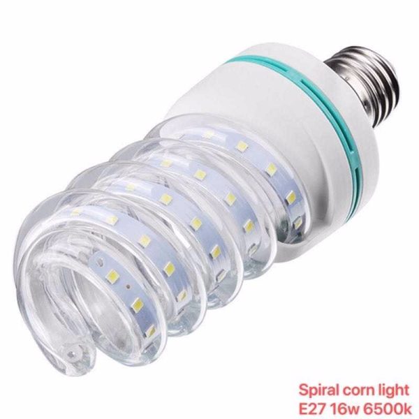 Крушка LED - Спираловидна - E27 - 16W - 6500K - 356977