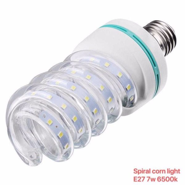 Крушка LED - Спираловидна - E27 - 7W - 6500K - 356922