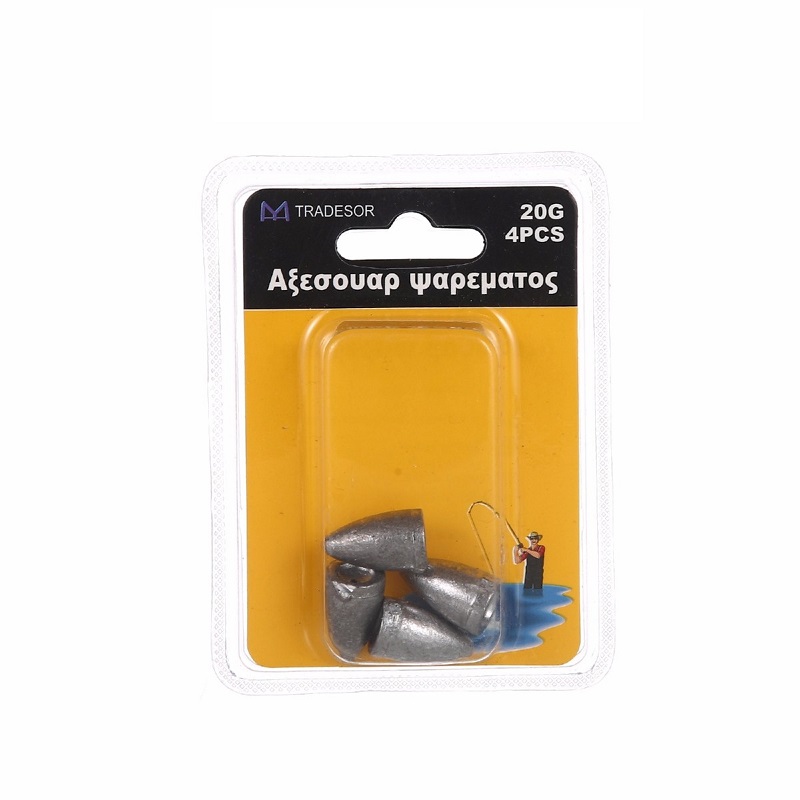 Конусовидни риболовни тежести - 20 гр - 4 бр - 30140