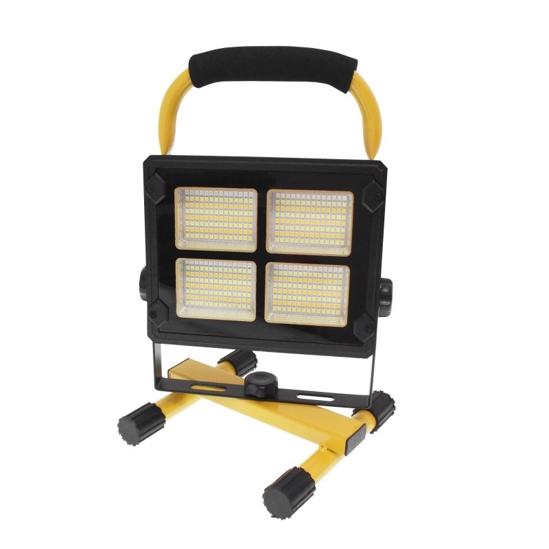 Акумулаторен LED прожектор със соларен панел - W877-2 - 181427