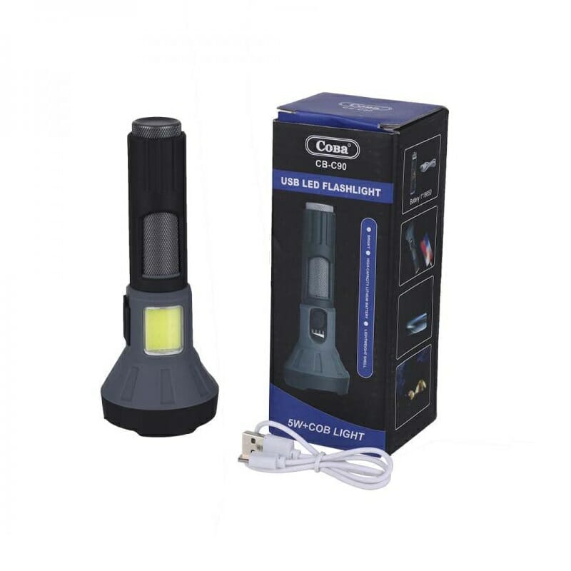 Акумулаторен LED фенер - C90 - 182738