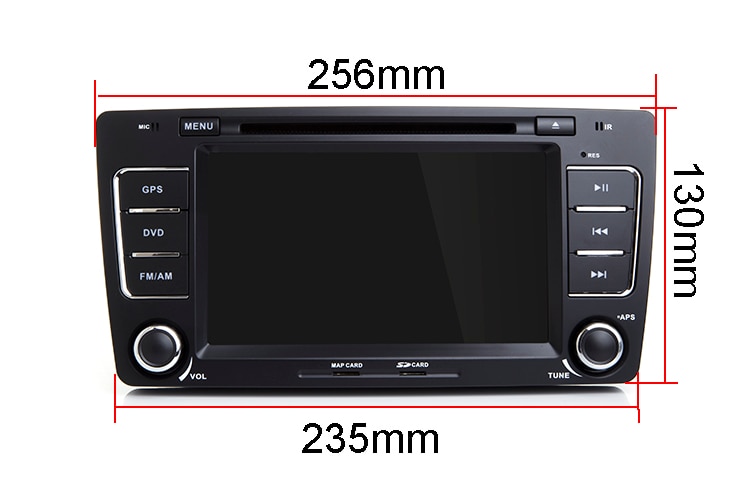 2DIN автомобилна аудио система - Skoda Octavia - 8305 - Android - 000965