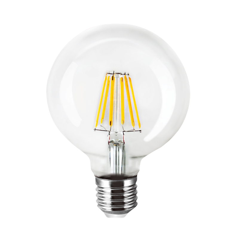 Bubble LED лампа с нажежаема жичка - G125 - E27 - 6W - 431749