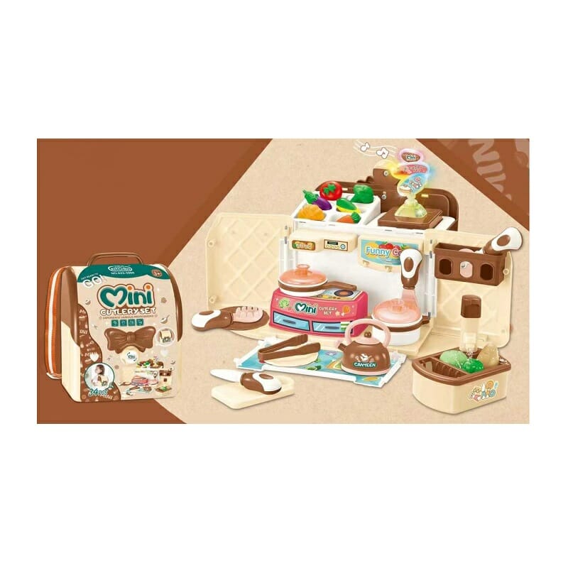 Детска преносима кухня с аксесоари - 623-3006 - 536004