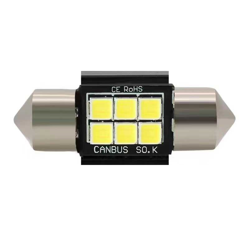 Комплект от 2 броя LED крушки - 3030-6-31 - Canbus  - 674094