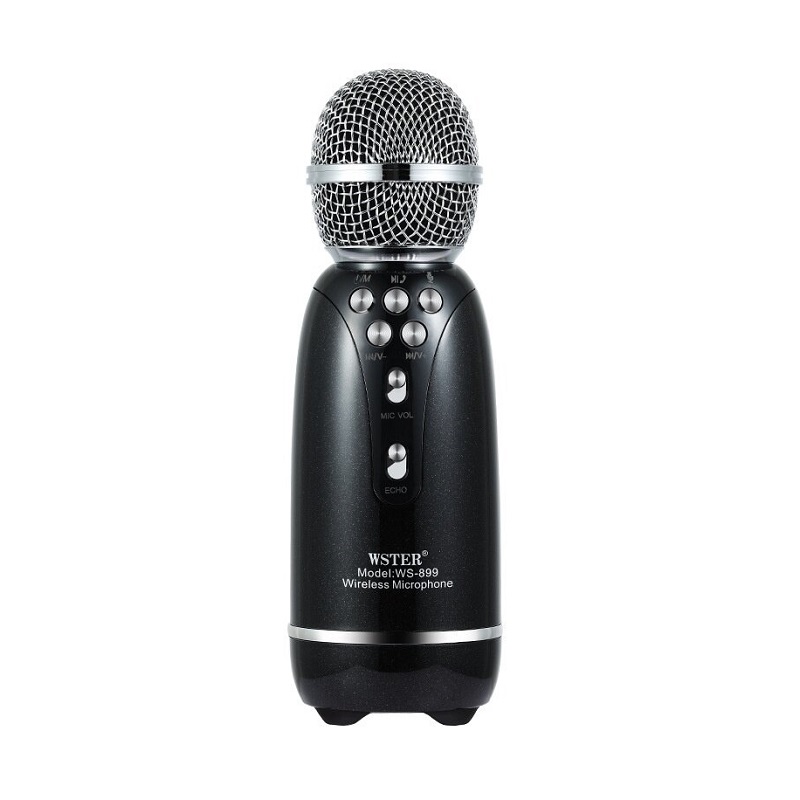 Безжичен микрофон за караоке - WS-899 - Weisre - 883358 - Черен