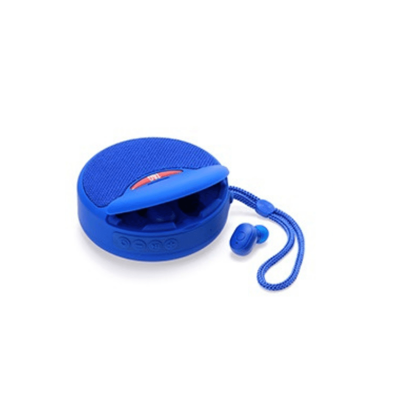Безжична Bluetooth тонколонка със слушалки - TG-808 - 883808 - Синя