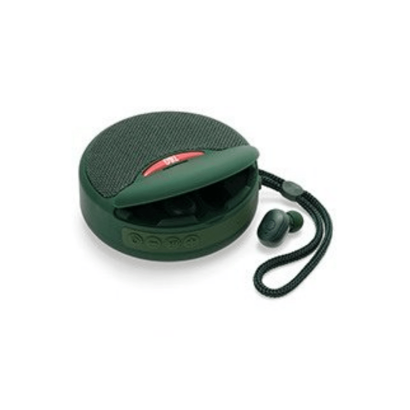Безжична Bluetooth тонколонка със слушалки - TG-808 - 883808 - Зелена