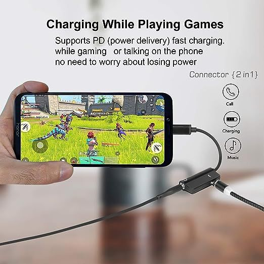 Lightning адаптер към Lightning и жак 3.5мм - CL-121 - AWEI - 888087