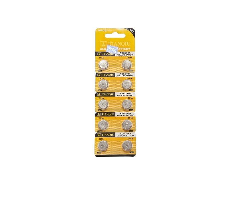 Алкални батерии - AG8/391A – 1.55V - 10pcs - 681088