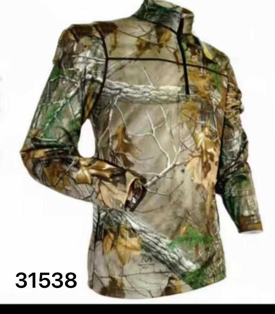 Риболовна тениска с дълъг ръкав - Camo - 31538