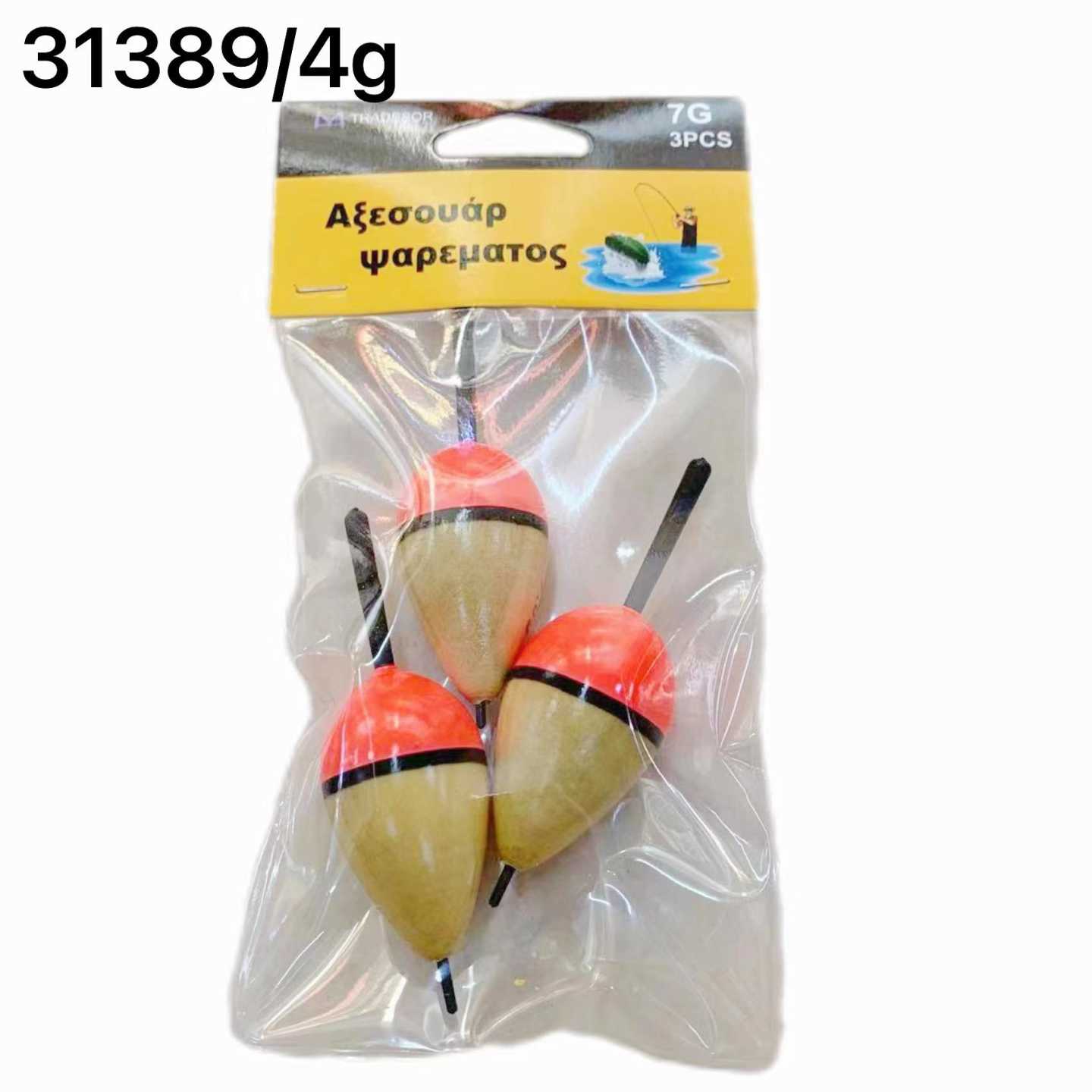 Плувки за риболов - 4 гр - 3 бр - 31389