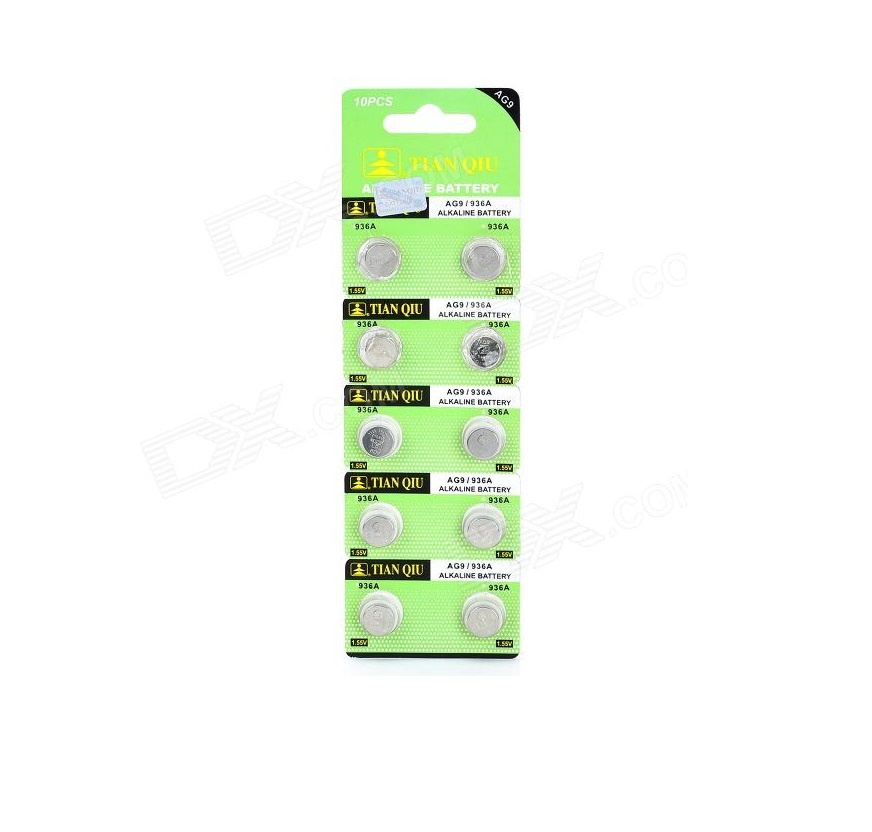 Алкални батерии - AG9/936A – 1.55V - 10pcs - 681095