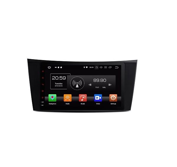 2DIN автомобилна аудио система - Mercedes - E-Class - Android - 02'-08' - JA-8370