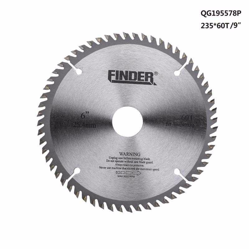 Режещ диск за дърво - TCT - 9"" - Φ235 - 60T - Finder - 195578