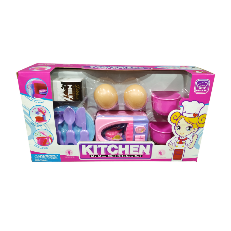 Комплект мини фурна с кухненски прибори - 8010 - 102709