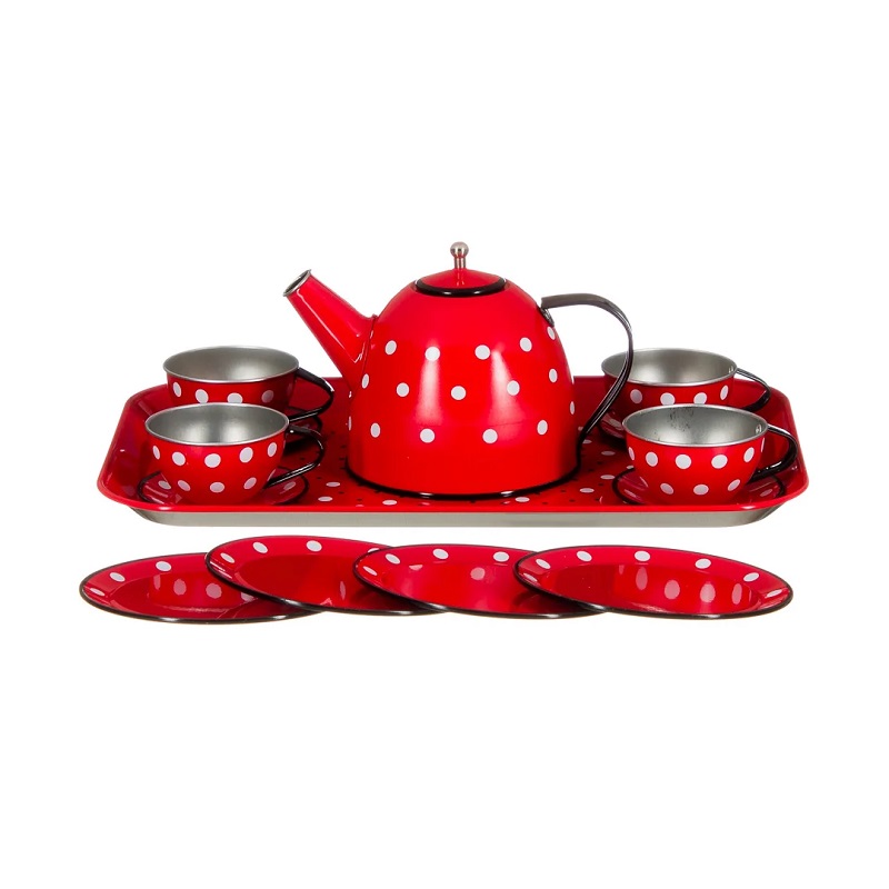 Детски сервиз за чай - 966-D32 - 308296 - Червен