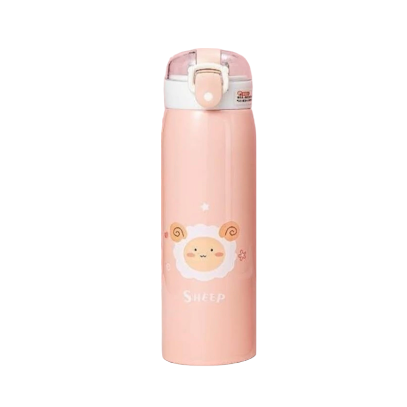 Παιδικό φορητό παγούρι-θερμός - HS0200 - 350ml - 502003 - Pink