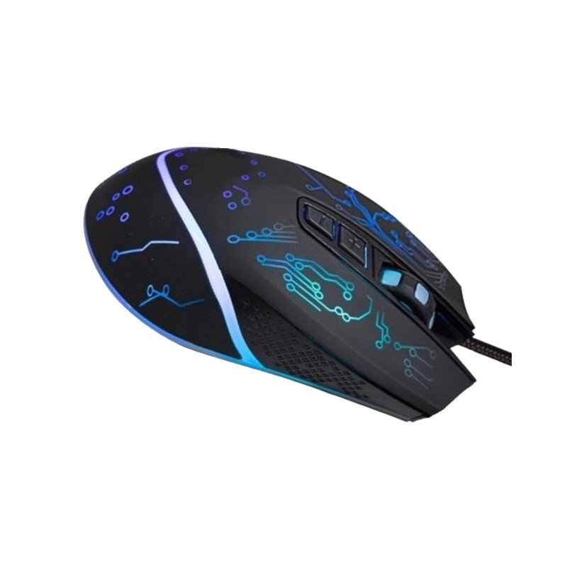 Жична гейминг мишка с оптичен сензор - LED - WB915 - Weibo - 659158