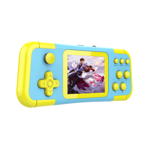 Преносима игрова конзола - A12 - 811030 - Синьо със жълто