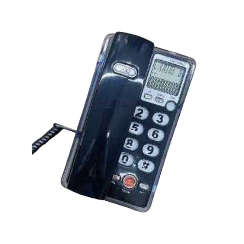 Стационарен телефон с кабел - OHO - 208 - 102082 - Черен