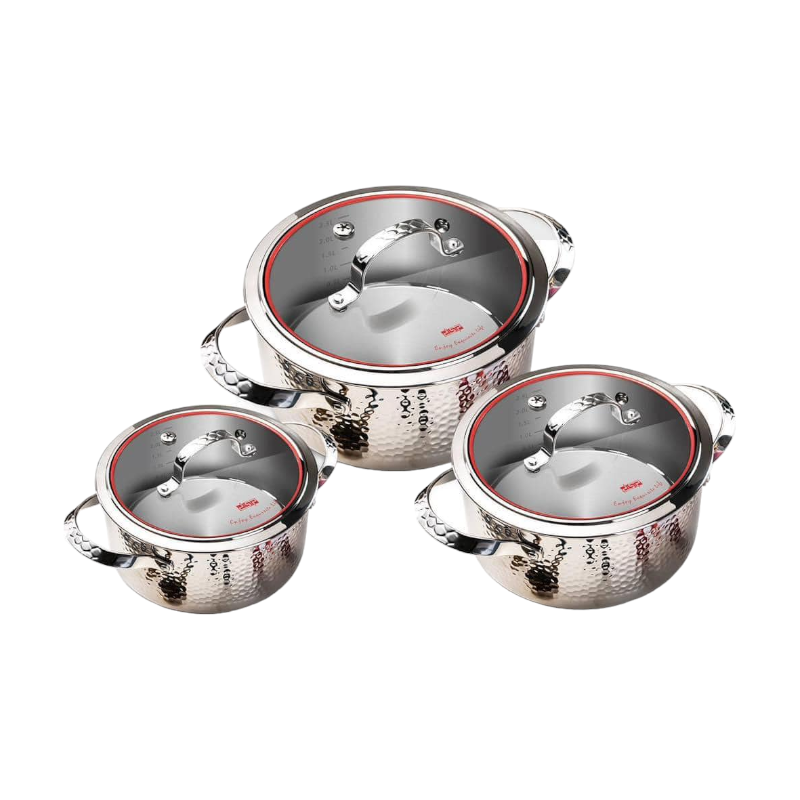 Комплект тенджери - 3 бр - CS001-S02 - DSP - 562380