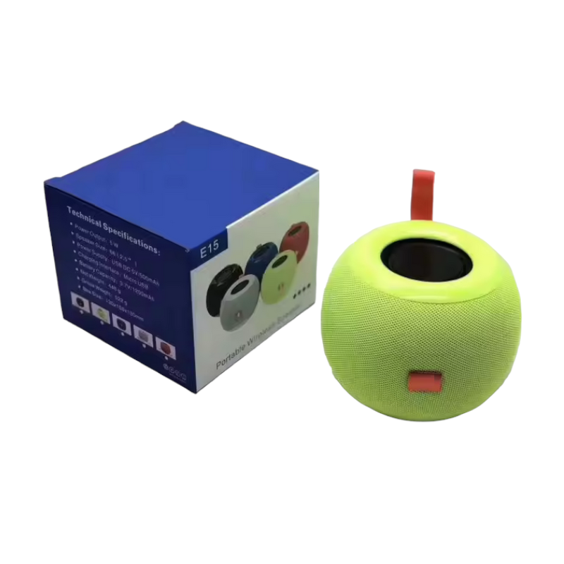 Безжична Bluetooth тонколонка - KMS-E15 - 886298 - Жълта