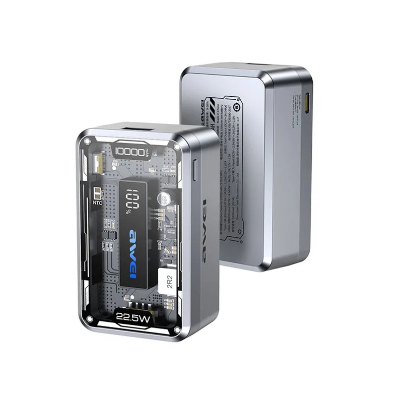 Външна батерия - P111K - 10.000mah - 22.5W - AWEI - 004800