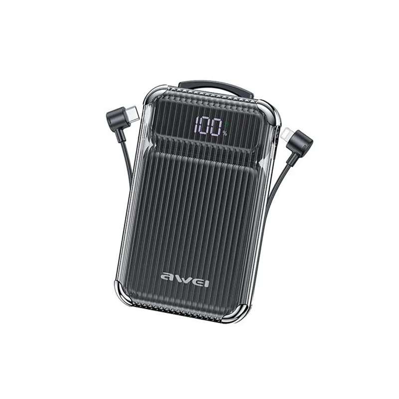 Външна батерия - P89K - 10.000mah - AWEI - 006866 - Черна
