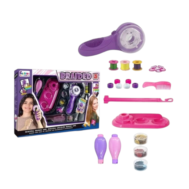 Детски комплект за плитки - 921DIY - 730207