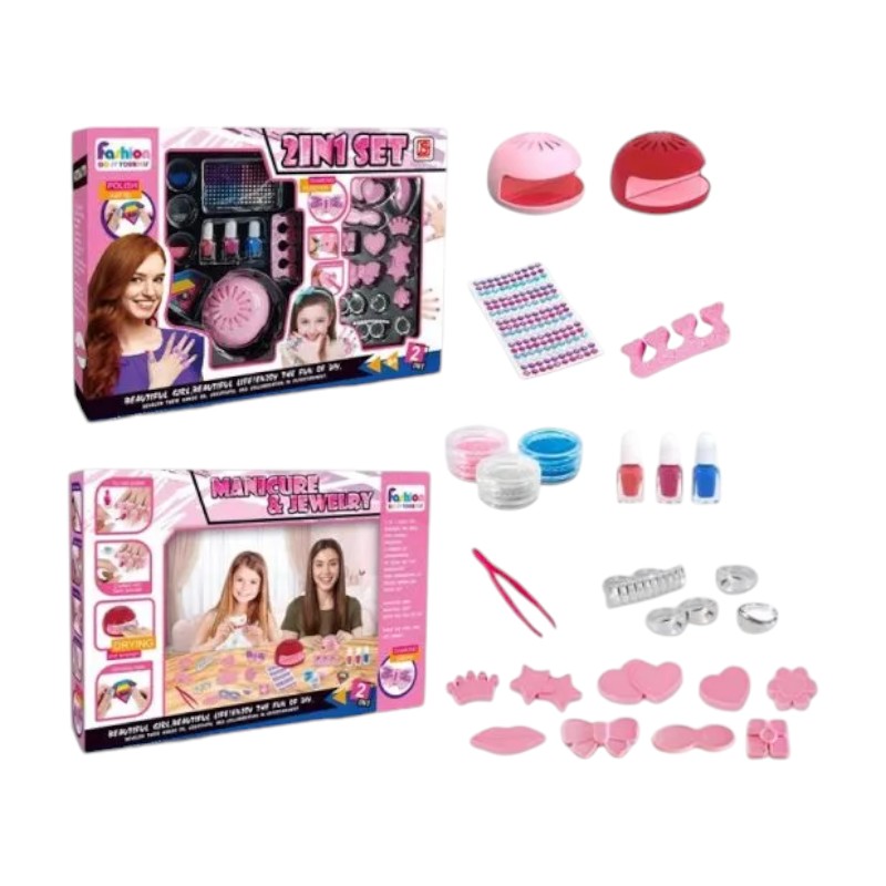 Детски комплект за маникюр с UV лампа - 920 - 730210