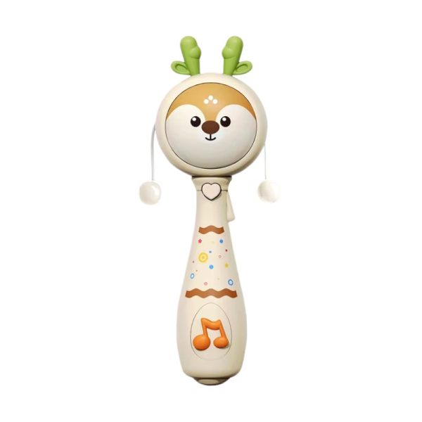 Бебешка играчка-дрънкалка със светлина - 368-21B - 730308