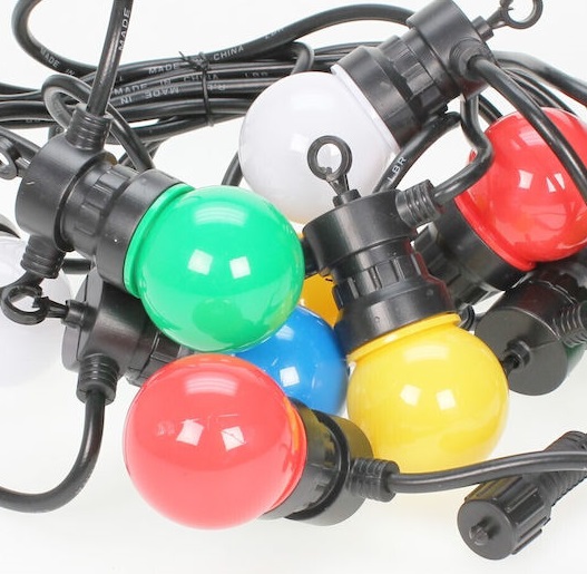 Коледни цветни LED лампички - Гирлянд - 5м - 10 бр - 272376
