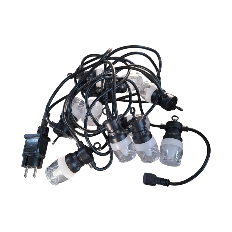 Коледни цветни LED лампички - 5м - 10 бр - 272378