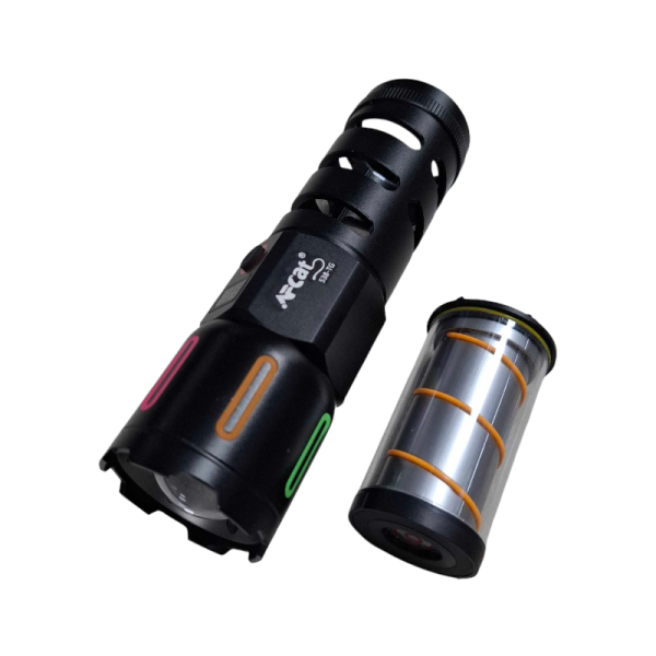 Акумулаторен LED фенер - Двоен - 538-TG - 418455