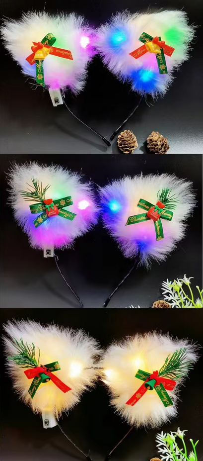 Детска диадема за глава със светещи уши – LED - 151142
